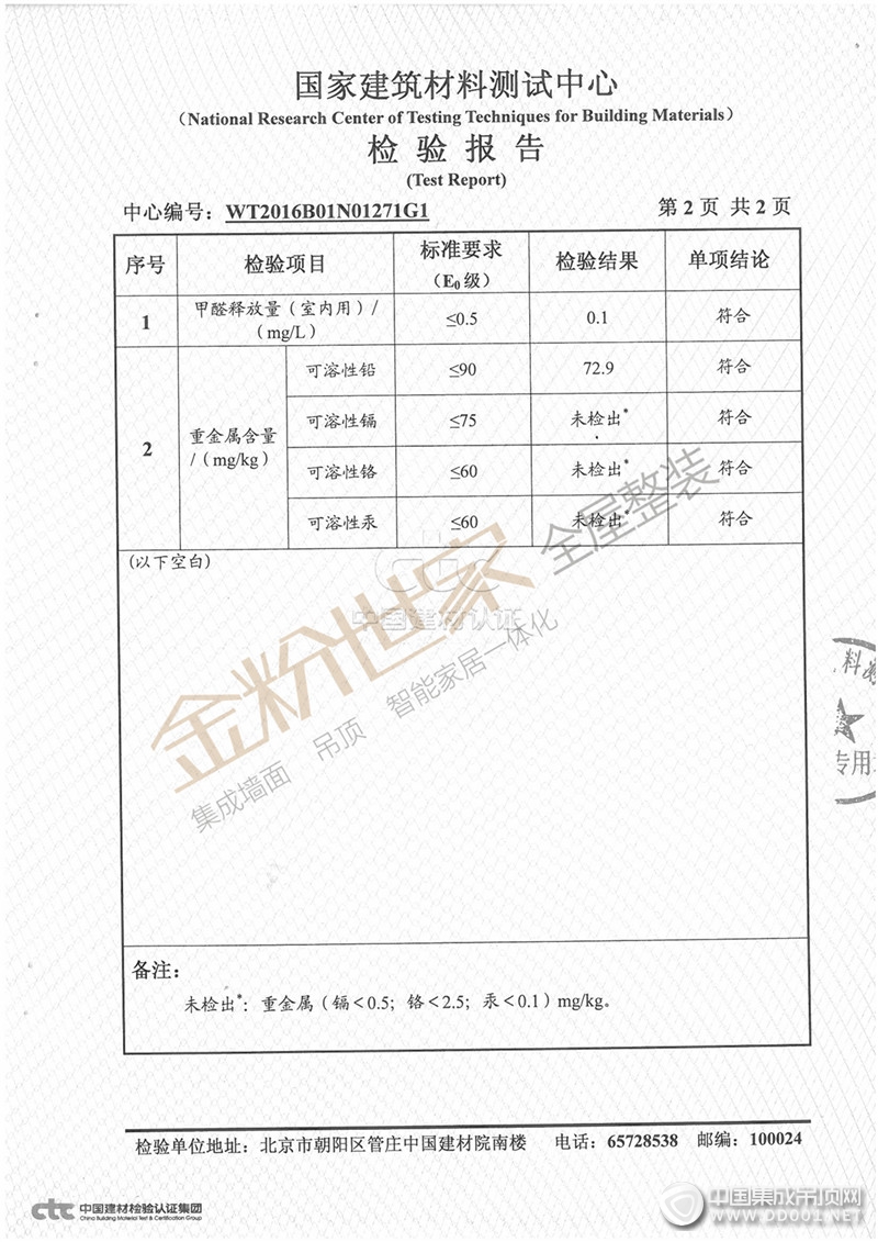 金粉世家權(quán)威認(rèn)證，問(wèn)集成墻面天下誰(shuí)與爭(zhēng)鋒！