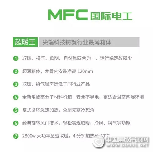 “潮”流天氣，MFC國際電工拉近您與陽光的距離