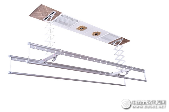 今頂全嵌入式集成晾衣機(jī)，從此不再“凸物”
