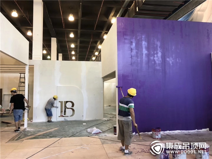 寶仕龍2019嘉興展，正如火如荼搭建中