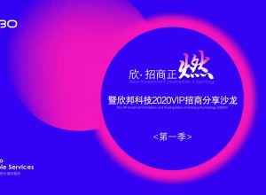 欣邦科技 以“欣·招商正燃”為主題的 2020VIP 招商沙龍分享會(huì)談