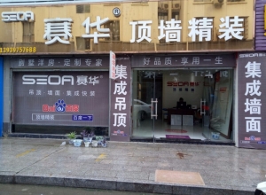 賽華頂墻精裝河南洞口縣專賣店 (482播放)