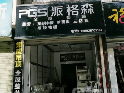 派格森全屋吊陜西漢中專賣店