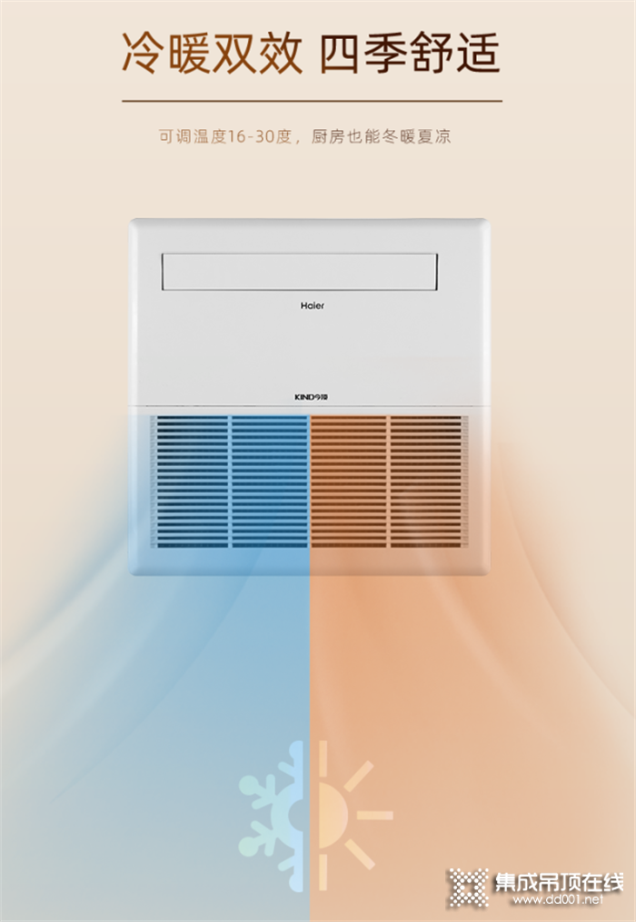 今頂x海爾抗油煙廚房空調(diào)，犒賞愛下廚的你，告別夏季油膩