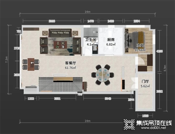 華夏杰墻頂整裝224㎡復(fù)式四居室，新中式的設(shè)計(jì)太有意境了！